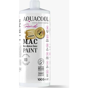 M.a.c Su Bazlı Akrilik Hobi Boyası 100 Pamuk Beyaz 1000 ml