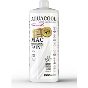 M.a.c Su Bazlı Akrilik Hobi Boyası 101 Beyaz 1000 ml