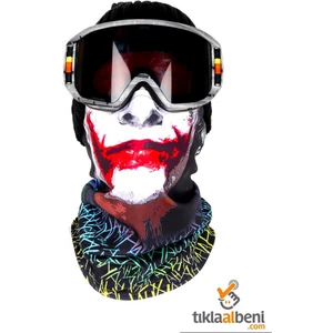 Yıkanabilir Buffmask, Kayak Maskesi, Kar, Snowboard Joker Mask