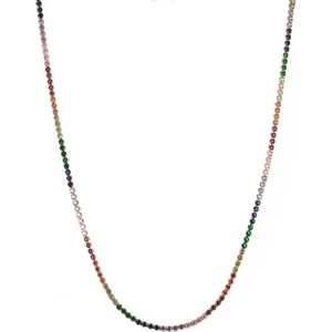 Merano Design 3mm Renkli Su Yolu Kolye