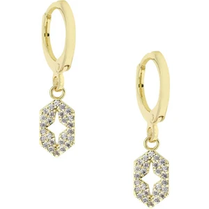 Merano Design Kutup Yıldızı Gold Küpe