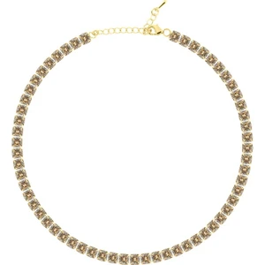 Merano Design 5mm Kahverengi Su Yolu Choker