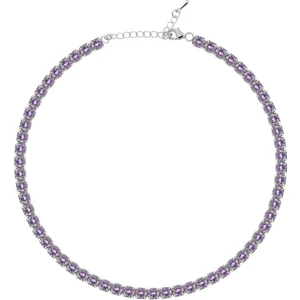 Merano Design 5mm Mor Su Yolu Choker