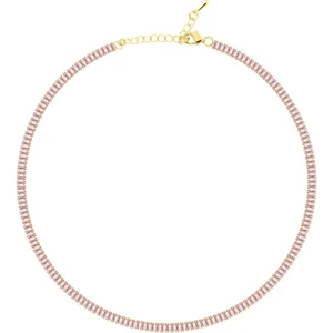 Merano Design 4mm Pembe Baget Choker