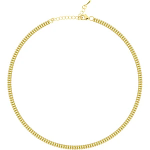 Merano Design 4mm Sarı Baget Choker