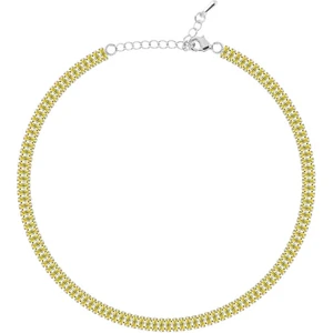 Merano Design 5mm Sarı Baget Choker