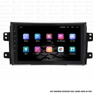 Suzuki Sx4 Android Carplay Multimedya Navigasyon Ekran Teyp 8GB+128GB