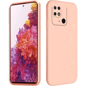 M.TK Moveteck Xiaomi Redmi Poco C40 Uyumlu Kılıf Kamera Lens Korumalı Içi Kadife Silikon Iz Yapmaz Ipeksi His Liquid Renkli Yumuşak Silikon Lansman