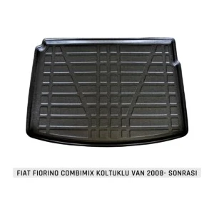 Fıat Fıorıno 2008-2022 3D Kauçuk Bagaj Havuzu