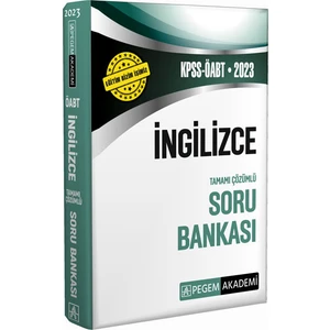 Pegem Akademi Yayıncılık 2023 KPSS ÖABT İngilizce Soru Bankası