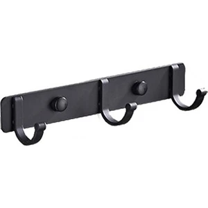 Alüminyum 3'lü Askılık Mat Siyah