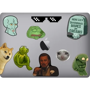Kt Grup Internet Temalı Laptop Notebook Tablet Sticker Seti 9 Adet