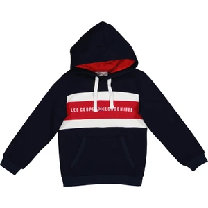 Lee Cooper Ember Erkek Çocuk Kapüşonlu Sweatshirt Lacivert