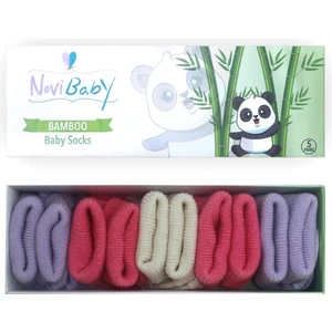 5'li Bambu Yenidoğan Bebek Çorabı I Pinky Rose I 0-6 Ay