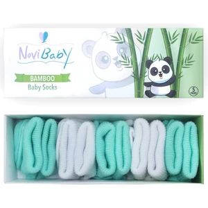 5'li Bambu Yenidoğan Bebek Çorabı I Minty I 0-6 Ay