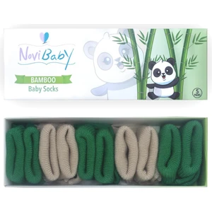 5'li Bambu Yenidoğan Bebek Çorabı I Greeny I 0-6 Ay