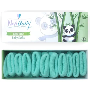 5'li Bambu Yenidoğan Bebek Çorabı I Sea Green I 0-6 Ay