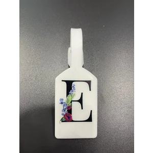 Seyahat Aksesuar E Harf Beyaz Bavul Etiketi,valiz Etiketi,kartlık,isimlik,bagaj Etiketi