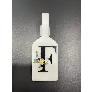 Seyahat Aksesuar F Harf Beyaz Bavul Etiketi,valiz Etiketi,kartlık,isimlik,bagaj Etiketi