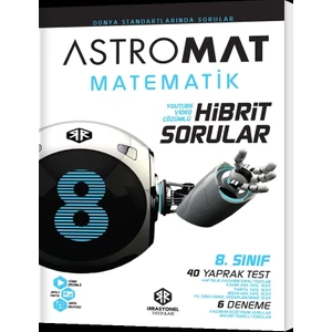 Hız ve Renk Yayınları Astromat 8. Sınıf Matematik Hibrit Soru Bankası