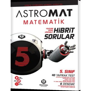 Hız ve Renk Yayınları Astromat 5. Sınıf Matematik Hibrit Soru Bankası