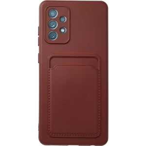 Samsung Galaxy A33 5g Kılıf Kelvin Kartvizitli Silikon - Bordo 300099