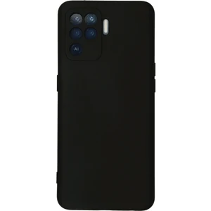 Oppo Reno 5 Lite Kılıf Nano Içi Kadife  Silikon - Siyah 300099