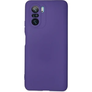 Xiaomi Poco F3 Kılıf Nano Içi Kadife  Silikon - Mor 300099