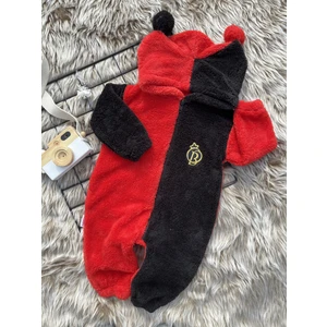 Peluş  Fermuarlı Kışlık Ponponlu Palyaço Bebek Uyku Tulumu