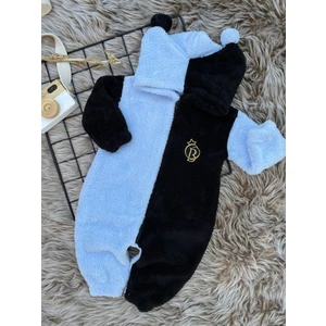 Peluş  Fermuarlı Kışlık Ponponlu Palyaço Bebek Uyku Tulumu