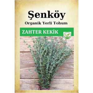 Yerli Zahter Kekik Tohumu Doğal Ata Antakya Zahter Kekik Tohumu Pakette 200 Tohum