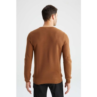 DeFacto Slim Fit Bisiklet Yaka Triko Kazak X7392AZ22AU Fiyatı