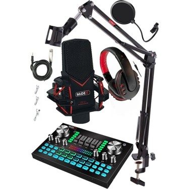 Midex Diamond Set Gmx-1 Condenser Mikrofon Ses Kartı Fiyatı