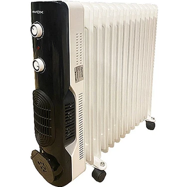 Awox 13 Dilim Fanlı Yağlı Radyatör 2900 Watt Beyaz Renk Enerji Verimli
