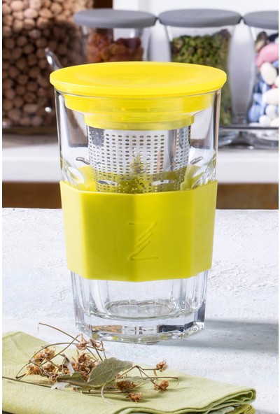 Paşabahçe Zest Glass Demlik Sarı
