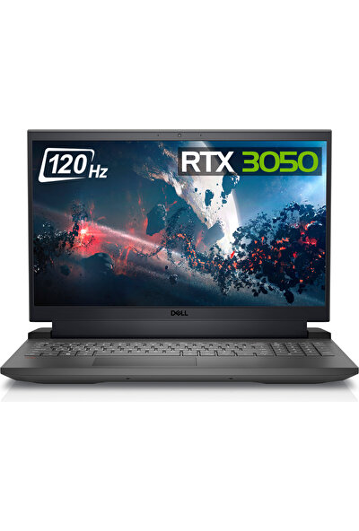 Dell Gaming G15 5520 Intel Core i5 12500H 8GB 512GB SSD RTX3050 Ubuntu 15.6" FHD Taşınabilir Bilgisayar