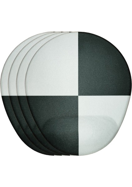 Siyah Beyaz Mouse Pad Bilek Destekli modelleri