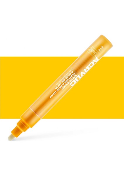 Montana Akrilik Markör Ince Uç 2 mm Shock Yellow S1010