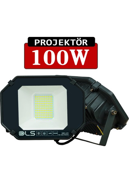 Projektör 100W LED Döküm Kasa Dls Smd Beyaz Işık D100