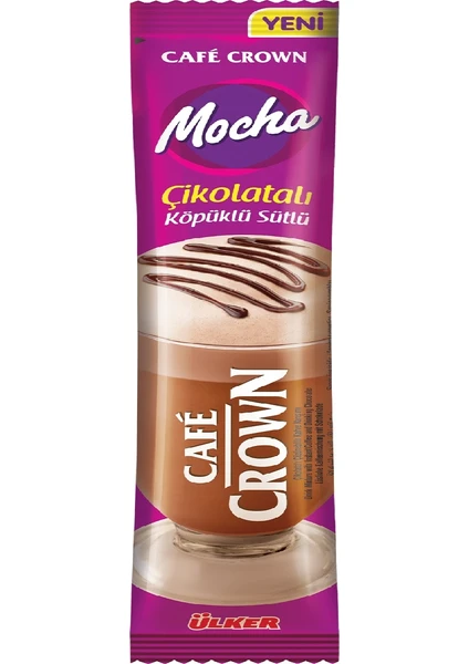 Cafe Crown Mocha Çikolatalı Köpüklü Sütlü 24 x 17 gr