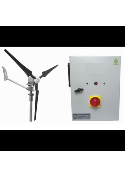 2000 W 48 V Korumalı Rüzgar Türbini + Hibrit Şarj Kontrol Cihazı