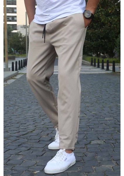 Taş Rengi Basic Jogger Pantolon 5486