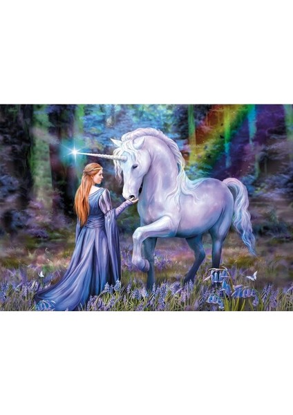 - 1500 Parça Anne Stokes Yetişkin Puzzle - Bluebell Woods 31821 modelleri