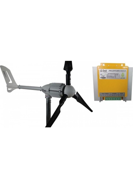 İstabreeze İ 1000W 48V Rüzgar Türbini + Hibrit Şarj Kontrol Cihazı