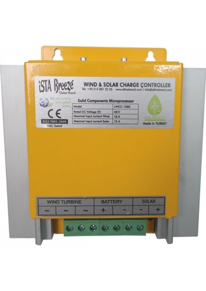 İstabreeze İ 1000W 48V Rüzgar Türbini + Hibrit Şarj Kontrol Cihazı modelleri