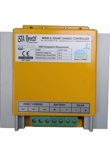 İstabreeze İ 1000 Watt 24 V Rüzgar Türbini + Hibrit Şarj Kontrol Cihazı indirimleri