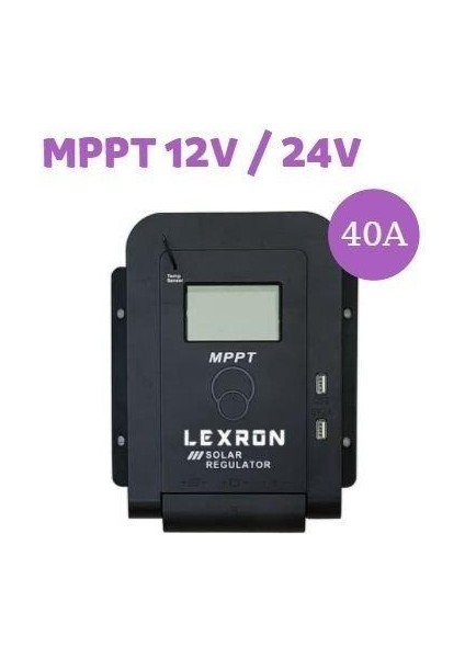 Lexron 40 Amper Mppt Solar Şarj Regülatörü Dijital modelleri