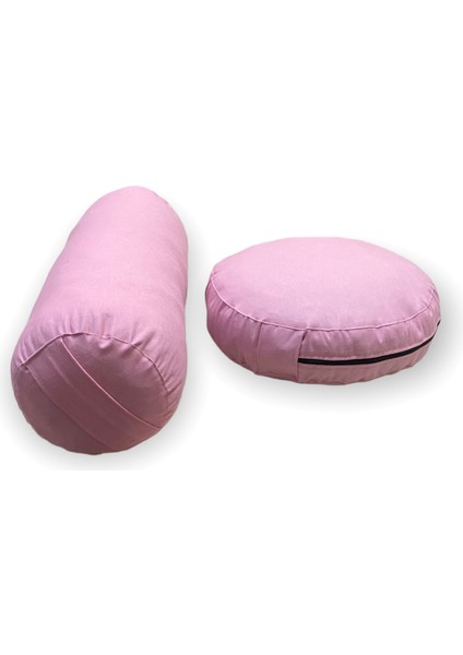 Bolster Minderi & Meditasyon Minderi / Antibakteriyel Duck Kumaş / Ikili Set