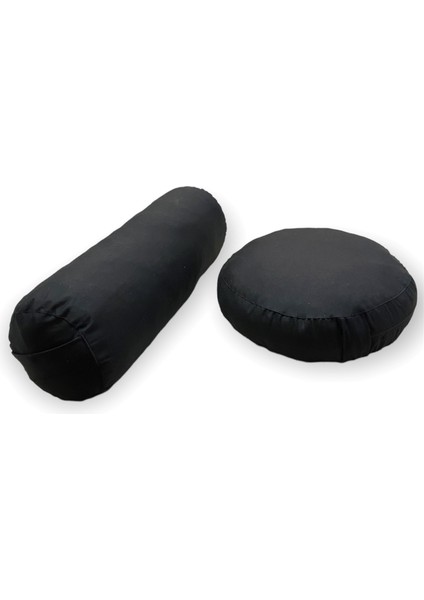 Bolster Minderi & Meditasyon Minderi / Antibakteriyel Duck Kumaş / Ikili Set
