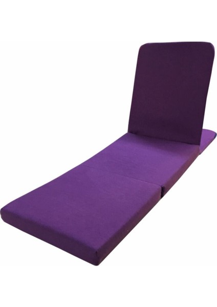 Çift Minderli Meditasyon Sandalyesi - Çift Minderli Back Jack - Mor